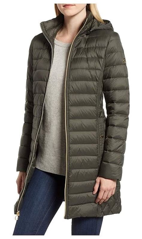 michael kors winter coat amazon|michael kors padded coat women's.